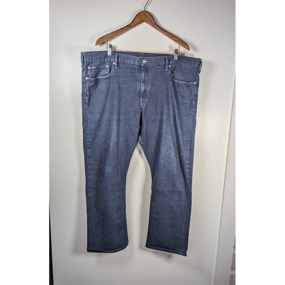Vintage 90s Polo Ralph Lauren Jeans Men's 42x28 Straight Leg Dark Black Label‎